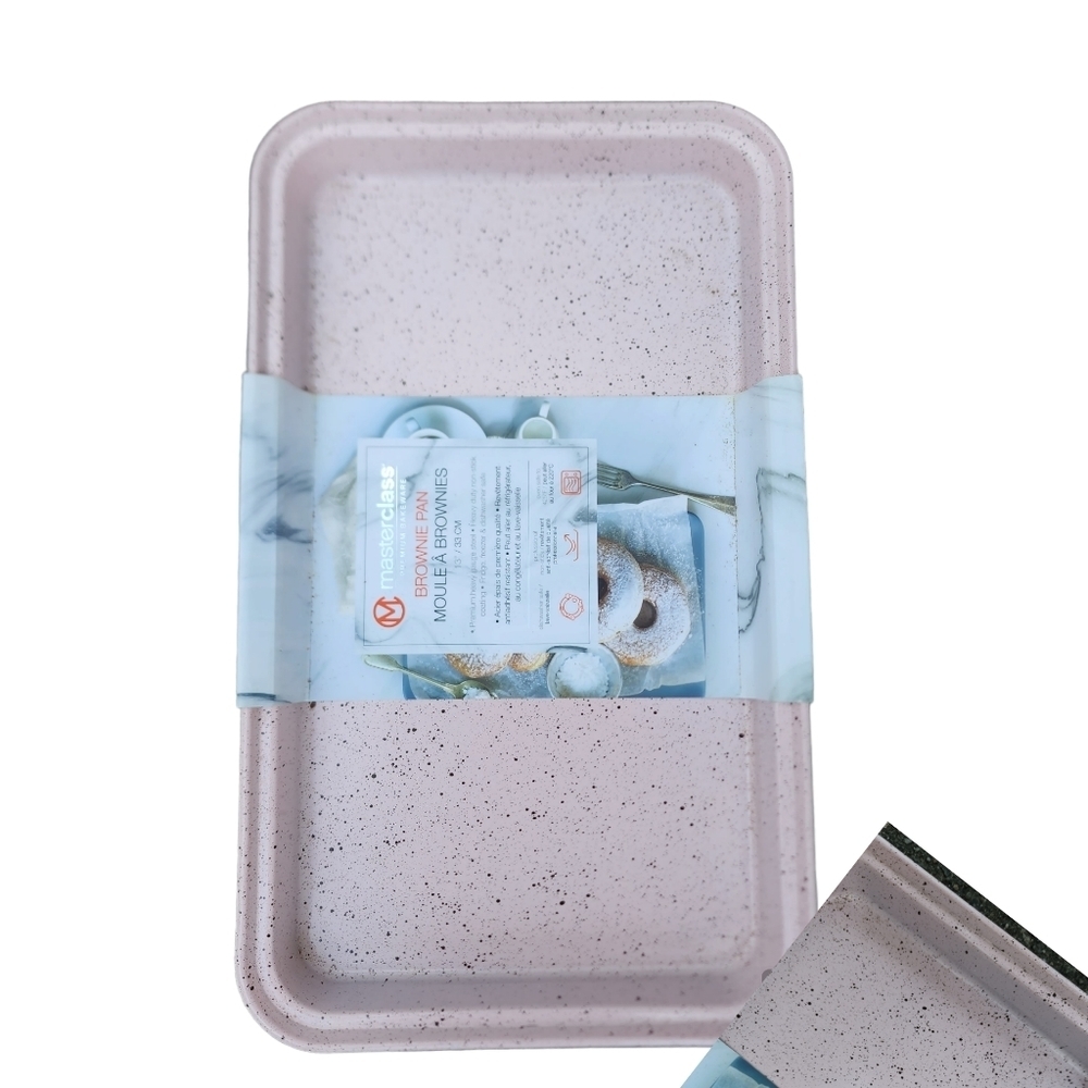 Masterclass Pink Speckled 13" Brownie  Pan